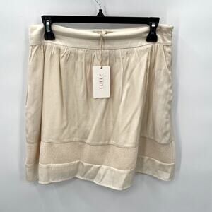 TULLE FASHION NWT Ivory A line Skirt // M